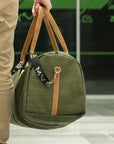 Xcape Vegan Leather Duffle Bag green