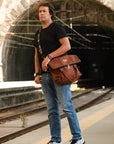 Versa Cork Messenger bag - Versa croco