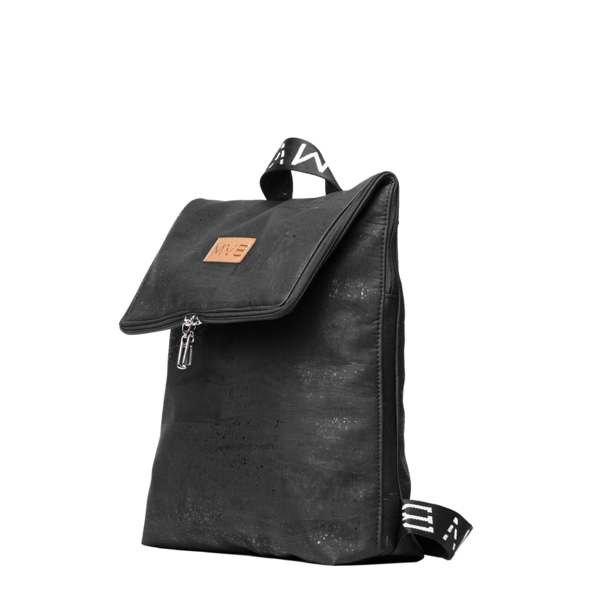 Laptop  cork vegan backpack black