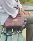 MINI TOTE BAG CORK DARK BROWN