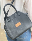 MINI TOTE BAG CORK BLACK