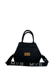 Mini Tote Handcraft Bag black cork