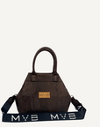 MINI TOTE BAG CORK DARK BROWN